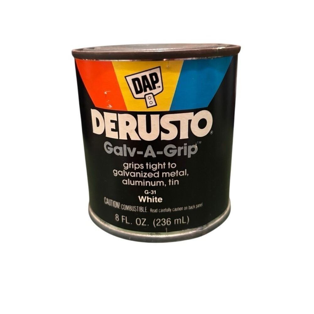 Dap Derusto White Galv-A-Grip 8oz Can *Read*